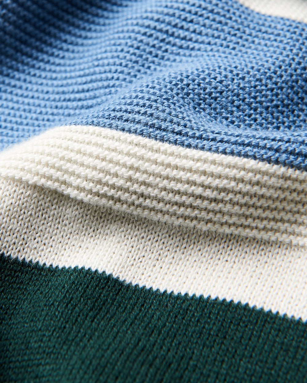 Knitwear Ben Sherman Chest Stripe Crewneck Vert Foncé | OMW-33294966